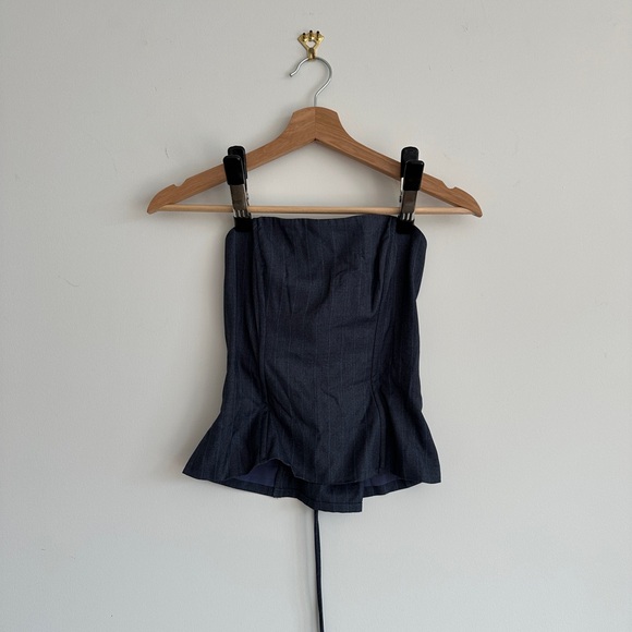 Astr - KALANI PINSTRIPE TUBE TOP xs EUC - Picture 2 of 7